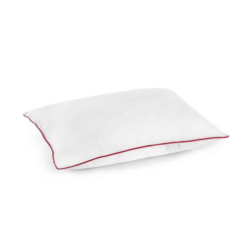 Somnart Felhőcske 50x70 soft cotton pillow, anti-allergic Superball filling, red trim