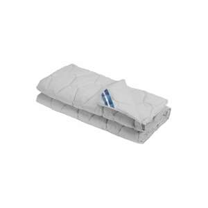 Somnart Bella cotton duvet 180x200cm, medium thickness summer filling, grey, folded - Duvet