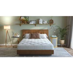 Antibacterial Mattress, Somnart HypoallergenicMed Antibacteria, 90x200x18 cm, polyurethane foam, medium firmness
