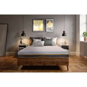 Saltea cu memorie și arcuri individuale Somnexpert Silver Evolution Pocket Spring 160x200, înălțime 24 cm, husă detașabilă, fermitate medie 108001299 - Saltele