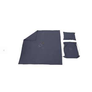 Blanket + Pillow + Backpack Set, with Embroidery, Canvas, Blue 61010057 - Babies & Toddler