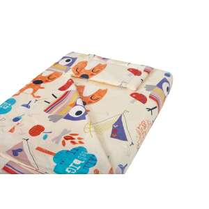 SomnART baby bedding set with fitted sheet, duvet and pillow, Big Owls design - Bedding - Baby