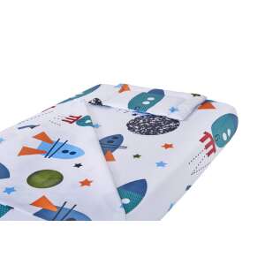 SomnART baby bedding set with fitted sheet, duvet and pillow, Rockets design - Bedding - Baby