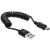 Špirálový kábel Delock USB 2.0 A na Mini-B