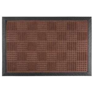 MCT rug, 40x60 cm, brown doormat with black border - Doormat