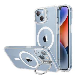 ESR Classic Kickstand MagSafe case for iPhone 14 Plus, clear, with built-in ring holder - ESR