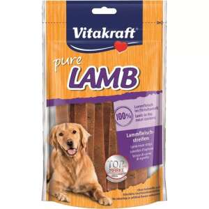 Vitakraft Pure Lamb Kutya Jutalomfalatok, 100% Bárányhús Szeletek, 80g - Kutya jutalomfalat