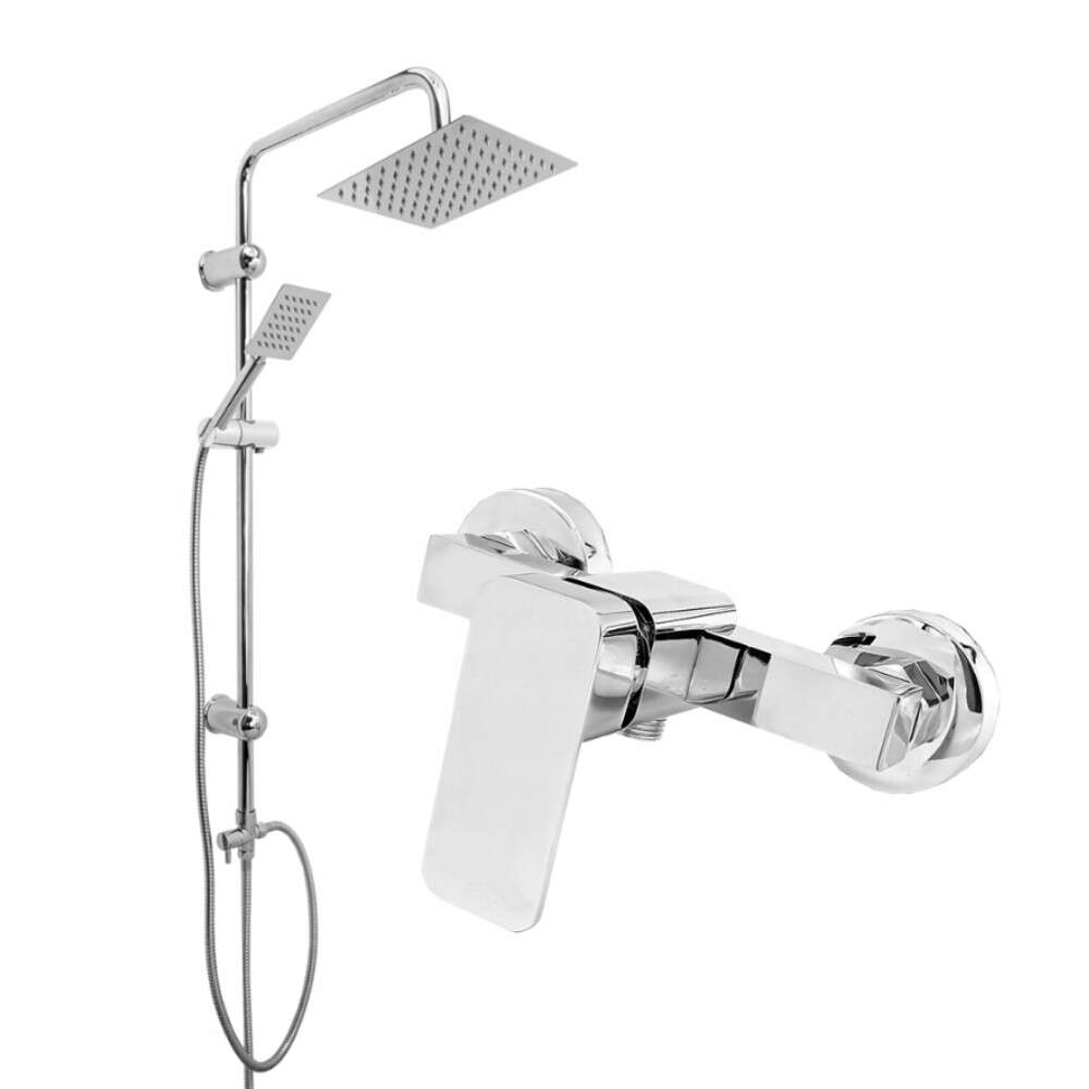 Gamma ZN1 Zuhanyrendszer - Kétfunkciós - 20x20cm