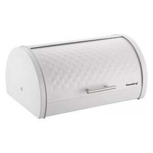 Klausberg kenyértartó, fehér, rozsdamentes acél, Art Deco stílus, kenyér tároló - Klausberg