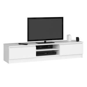 TV állvány 160 cm - Akord Furniture - fehér 92020189 