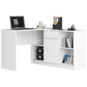 Sarok íróasztal + komód - Akord Furniture - 120 cm - fehér 61065087 Íróasztalok