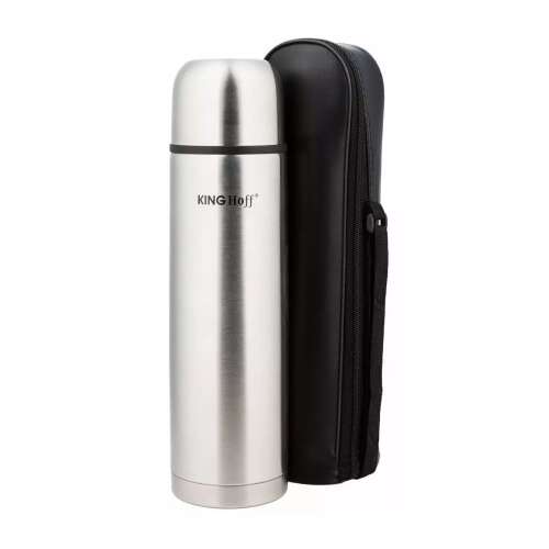 KingHoff Wander-Thermoskanne KH-4053 0,75 l Silber