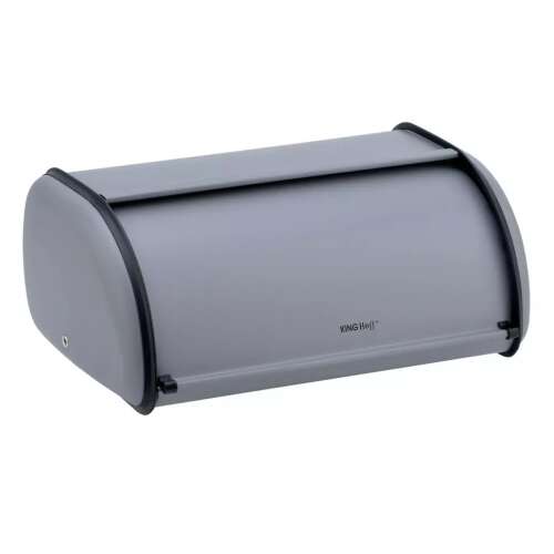 Kinghoff Brotkasten - Edelstahl - Grau - 36x24x15cm 91735307