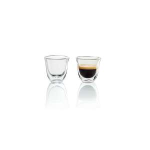 DELONGHI DBWALLLATTE LATTE MACCHIATO DOUBLE WALL GLASSES (2PCS)