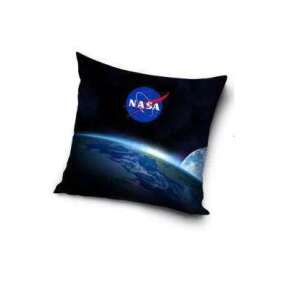 NASA Kissenbezug, 40x40 cm, schwarz mit Erde und Mond Design - Kopfkissenbezüge