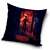 Stranger Things pillowcase, black, 40x40 cm, 100% polyester, featuring a scene from the show