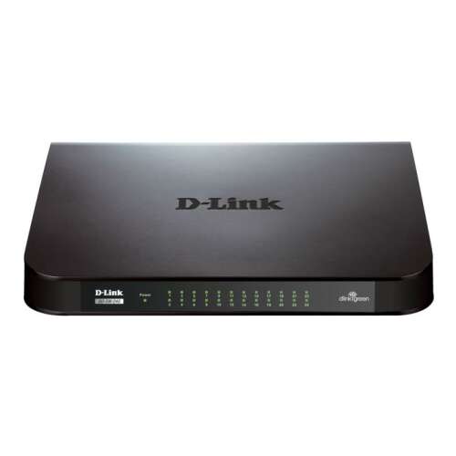 D-Link 24-portowy przełącznik Gigabit, GO-SW-24G/E, przełącznik sieciowy, przełącznik Ethernet, przełącznik Gigabit