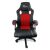 Vorderansicht des White Shark King's Throne Gaming-Stuhls