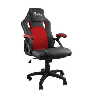 White Shark King's Throne Gaming-Stuhl, schwarz und rot - Schreibwaren & Schreibmaterial