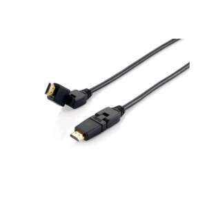 Equip 119363 3 meter HDMI cable with angled connectors, gold plated - HDMI Cable