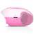 Lenco SCD-37 USB tragbarer CD-Player mit Radio rosa 61097218