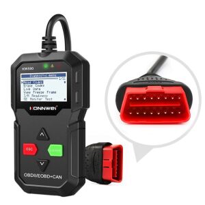 Konnwei Autodiagnosescanner – Fehlercodeleser und -löscher, OBD2/EOBD KW590 127953491 - Kfz-Elektronik