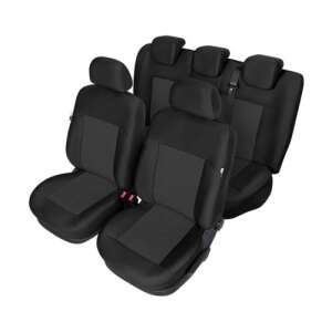 Ford Focus II and III car seat covers, black, full set, Kegel-Blazusiak LUX series - Car seat cover