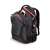 PORT Notebook backpack Courchevel 15.6" black-red, laptop backpack with multiple pockets and compartments, showing the inside of the backpack