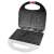 Eta Kvadro 415390000 sandwich maker, white, open, non-stick plates