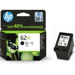 HP 62XL Čierna atramentová kazeta, vysoká kapacita, viac ako 40% recyklovaného plastu - Kancelárska technika
