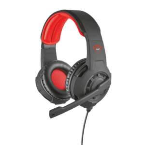 Trust GXT 784 Gaming fejhallgató, fekete és piros színben, mikrofonnal - Trust