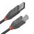 LINDY USB 2.0 Cable [1x USB 2.0 plug, Type A - 1x USB 2.0 plug, Type B] 7.50 m Black 61101829