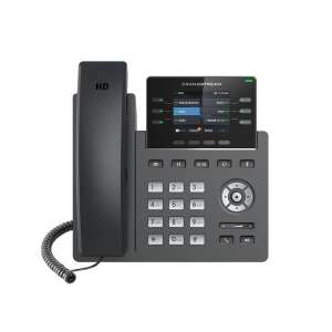 Telefon IP Grandstream GRP2613, negru, audio HD, Gigabit Ethernet, PoE, 24 taste virtuale multifuncționale - Echipamente VoIP