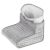 Adler AD7432 grey electric foot warmer