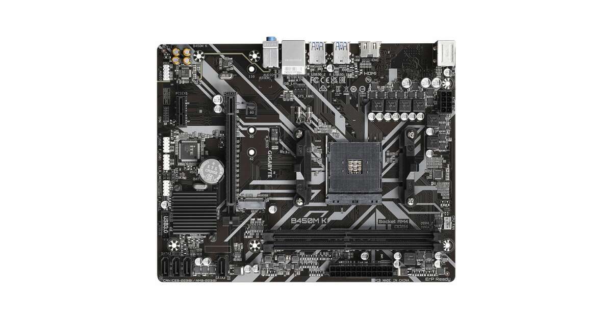 Gigabyte A520M K V2 carte mère AMD A520 Emplacement AM4 micro ATX (A520M K V2) prix Maroc