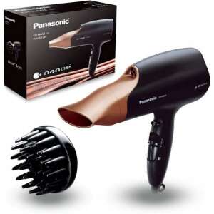 Panasonic EH-NA63CN825 Haartrockner mit Verpackung, Diffusor und Stylingbürstenaufsatz - Haartrockner