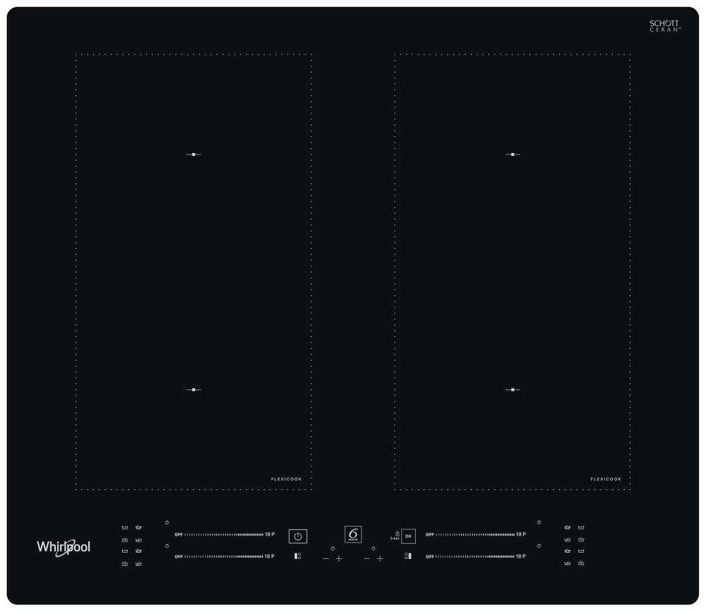 Whirlpool WL S7260 NE Beépíthető indukciós főzőlap, 59 cm, 4 főző...