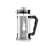 Cafeneaua Bialetti Omino French Press, 350ml, din oțel inoxidabil și sticlă, cu mâner negru