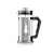 Bialetti Omino French Press Kaffeemaschine, 350ml, Edelstahl und Glas, mit schwarzem Griff