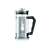Bialetti Omino French Press Kaffeemaschine, 350ml, Edelstahl und Glas, mit schwarzem Griff