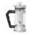 Френч преса за кафе Bialetti Omino, 350ml, от неръждаема стомана и стъкло, с черна дръжка