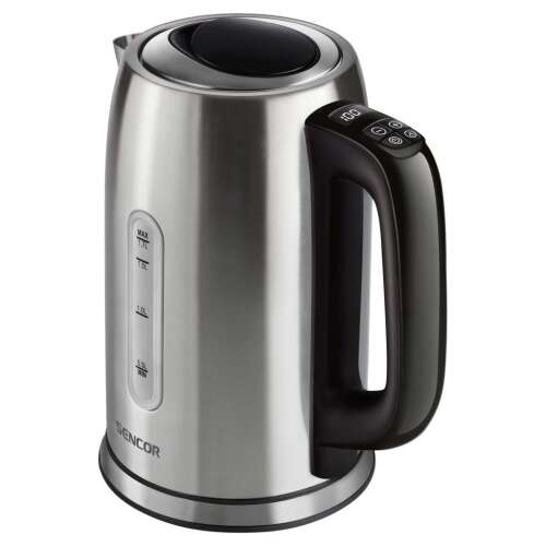 Sencor SWK 1760BK electric kettle with temperature control, silver-black
