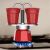 Bialetti Mini Express 2-Cup Moka Pot brewing on stovetop