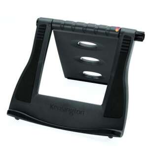 Kensington SmartFit Easy Riser laptop stand, black, angled view - Laptop Stand