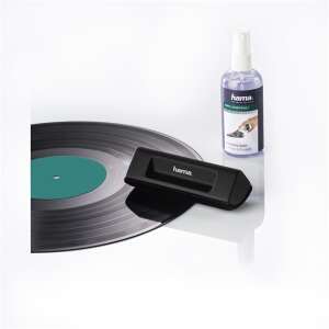 Hama Vinyl Essentials LP cleaning kit, includes a cleaning brush and cleaning liquid for vinyl records - Computer Cleaning Supply