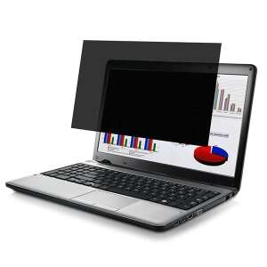 Filtru de confidențialitate PORT CONNECT pentru laptopuri și desktop-uri, 14 inci, raport de aspect 16:9, negru - Ecrane de monitor cu protecție