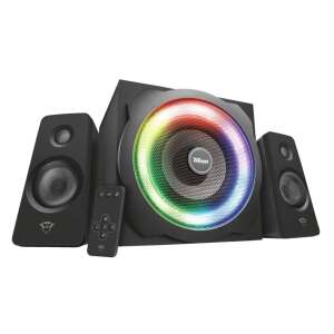 Trust Tytan RGB 2.1 Lautsprechersystem mit Subwoofer und zwei Satellitenlautsprechern, schwarz - Trust