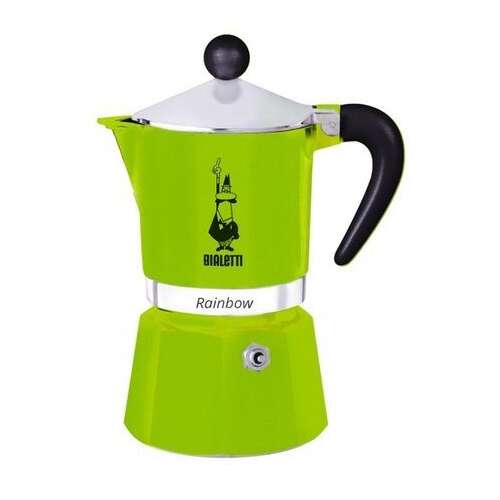 Bialetti Rainbow 3-osobowy zielony ekspres do kawy