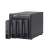 QNAP TR-004 4-bay external RAID hard drive enclosure, black, front view