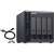 QNAP TR-004 4-bay external RAID hard drive enclosure, black, with accessories